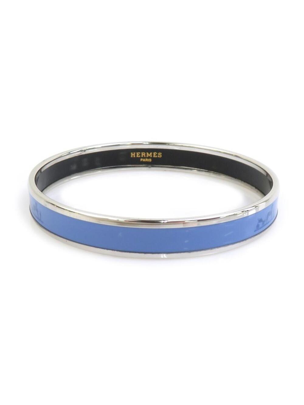 Auth Hermes Cloisonne Bangle Bracelet #297516H20B